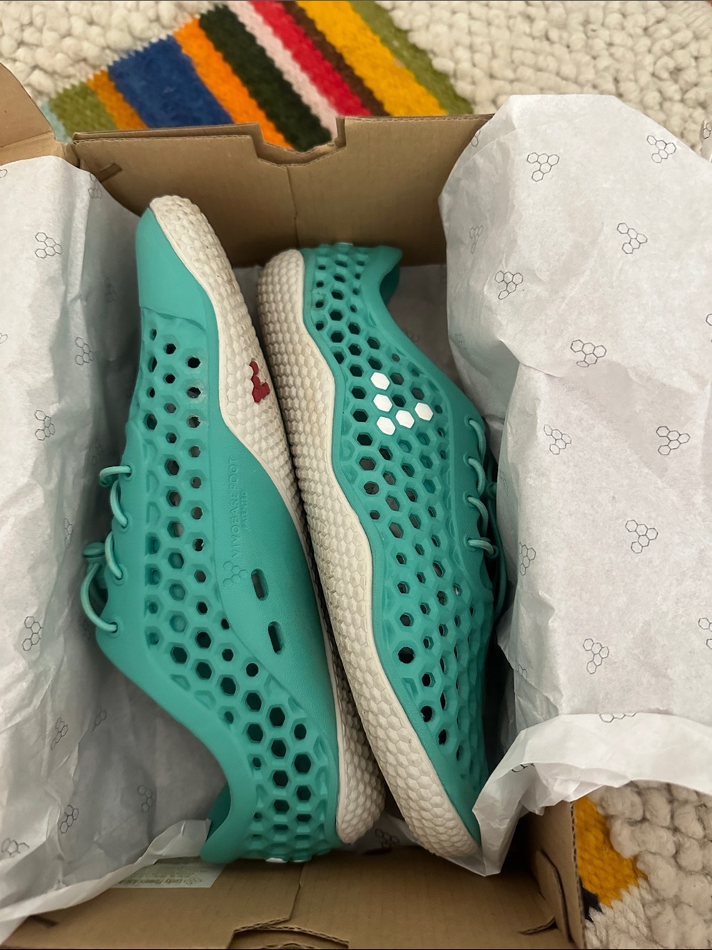 Vivo Barefoot Teal Aqua Athletic Shoes